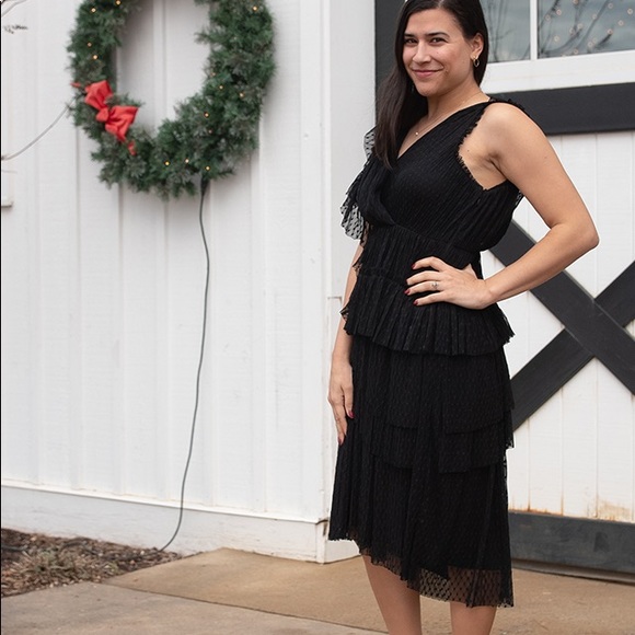 Joie Johnesha wrap-effect tiered pleated dress - Picture 11 of 11